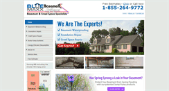 Desktop Screenshot of basementwaterproofingwinnipeg.ca