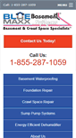 Mobile Screenshot of basementwaterproofingwinnipeg.ca